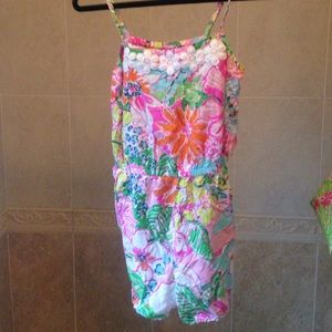 LILLY PULITZER ROMPED KIDS XL $25