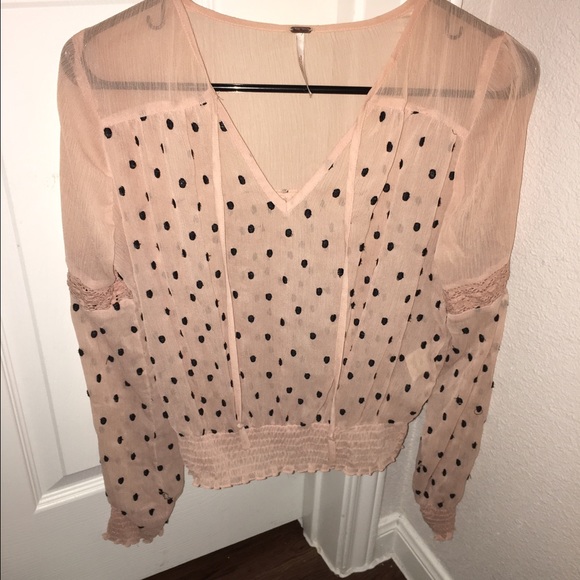 Free People Polka Dot top