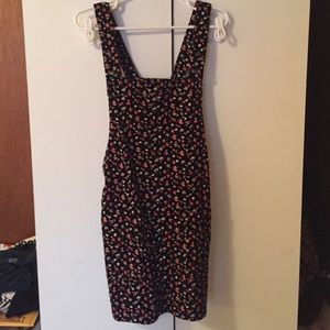Overall mini dress