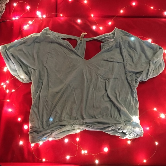 FREE PEOPLE DRAPED TSHIRT