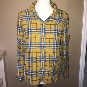 J. Crew Flannel/Plaid Shirt