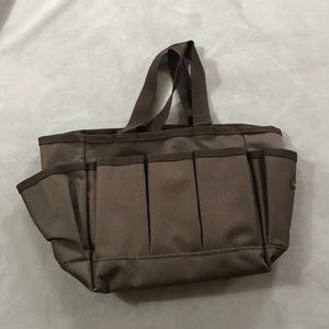 Brown small tote bag