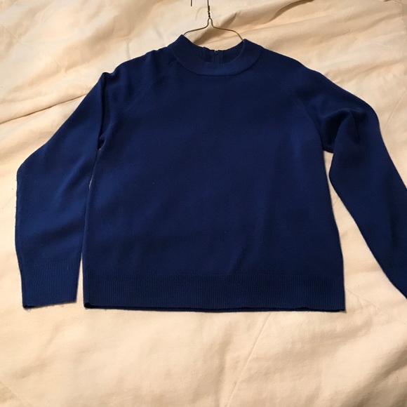 Royal blue acrylic sweater