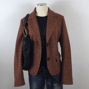 Plaid TALBOTS Size 12 Blazer