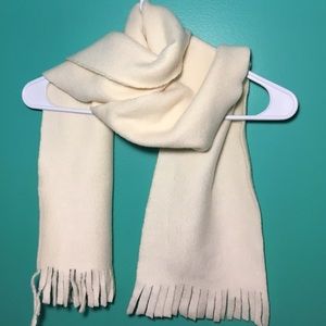 White scarf. Worn once