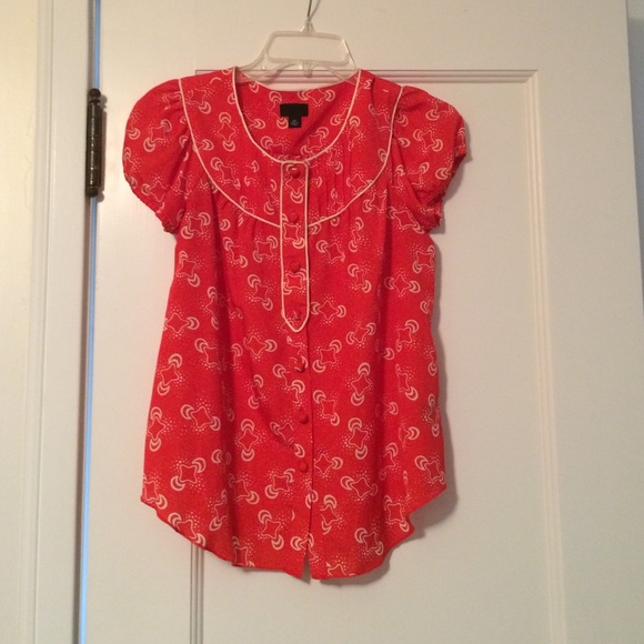 Anna Sui Patterned Blouse - Picture 1 of 1