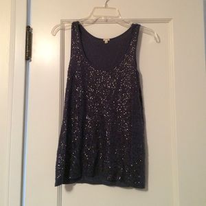 J. Crew Sequin Tank Top