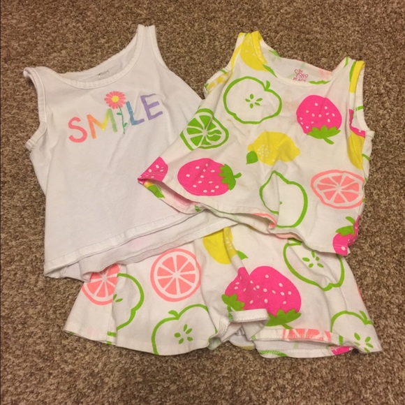 Tank top and skirt