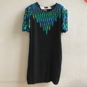 Vintage Sequin Party Dress size 12
