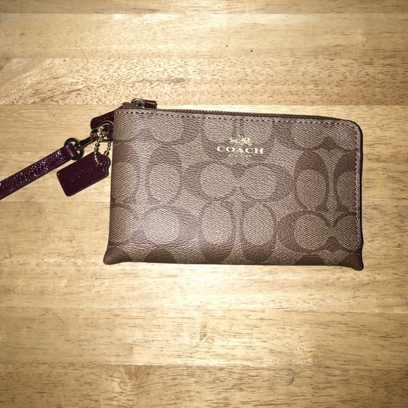 Authentic coach wristlet
