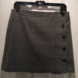 J. Crew side button skirt