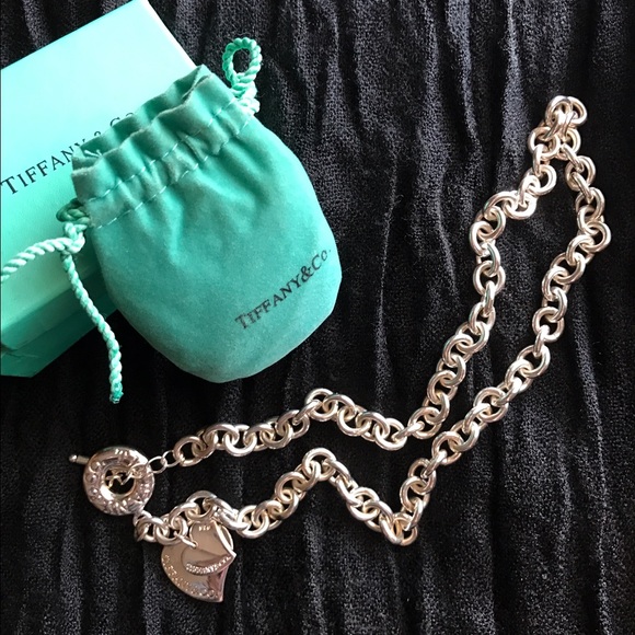 Tiffany & Co.  Heart Tag Sterling Silver Necklace