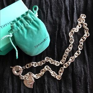 Tiffany & Co.  Heart Tag Sterling Silver Necklace