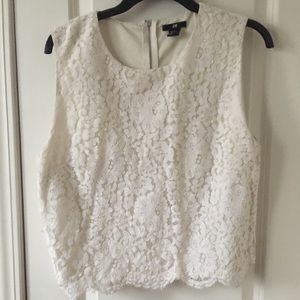 LACEY WHITE CROP TOP