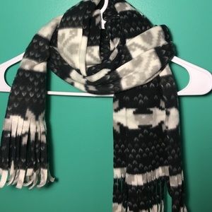 Black and white Christmas scarf. NWOT