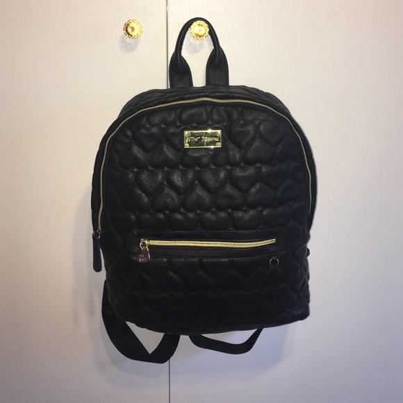 Betsey Johnson heart backpack