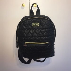 Betsey Johnson heart backpack