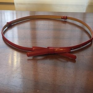 Express Red Bow Belt