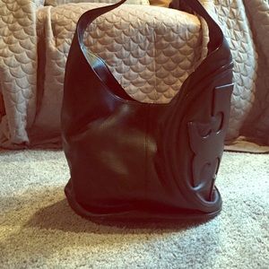 Authentic Tory Burch Black bucket bag