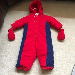 Baby boy snow suit!