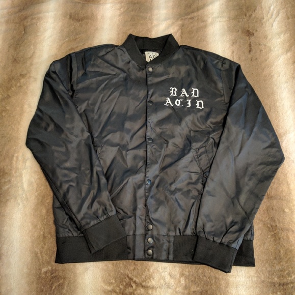 BAD ACID "LIFE STINKS" WINDBREAKER - Picture 2 of 4