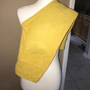 Madewell Yellow Corduroy Pants