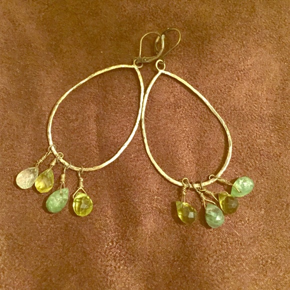 Anthropologie Jewelry - Anthropologie 💋SALE💋Dazzling TEAR-DROP EARRINGs