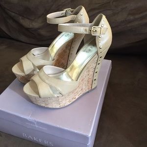 Bakers wedge heel