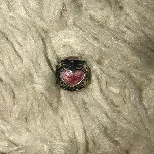 Pandora Pink Heart Charm