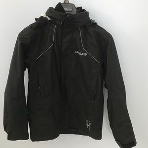 Black ski jacket
