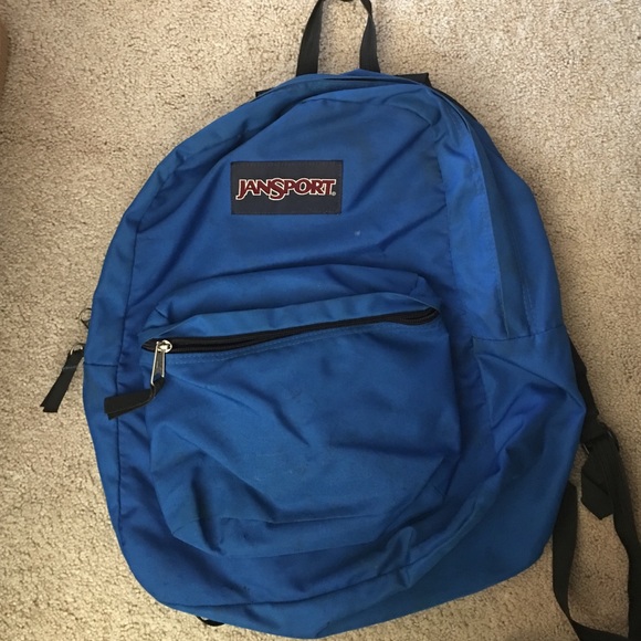 Jansport blue backpack