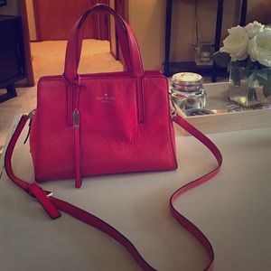 Kate Spade Bright Coral Dominique Handbag