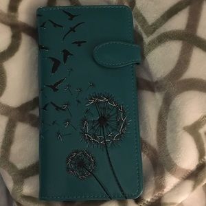 Pretty Birds and Dandelion Wallet (Shag Wear)