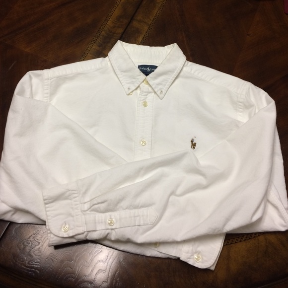 Ralph Lauren Oxford Long Sleeved Button Down Shirt