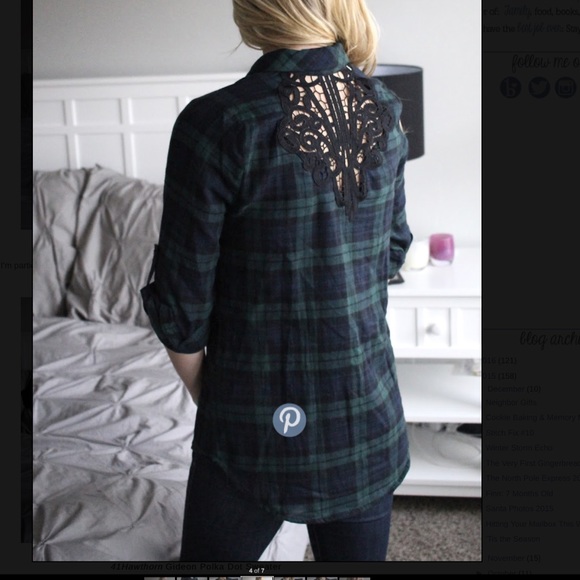 Stitch Fix Lans Plaid Tunic Medium EUC