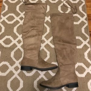Suede Over The Knee Boots