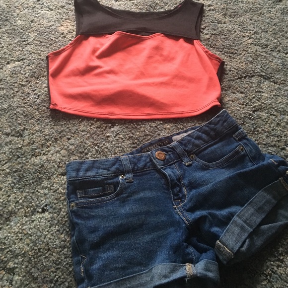 Pink Body Central Crop Top
