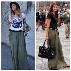 maxi skirt