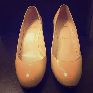 Nude Louboutin 37 1/2 "Simple Pumps"