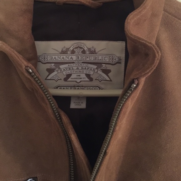Vintage Banana Republic Suede Jacket - Picture 2 of 4