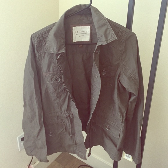 Olive green field/military jacket NWT