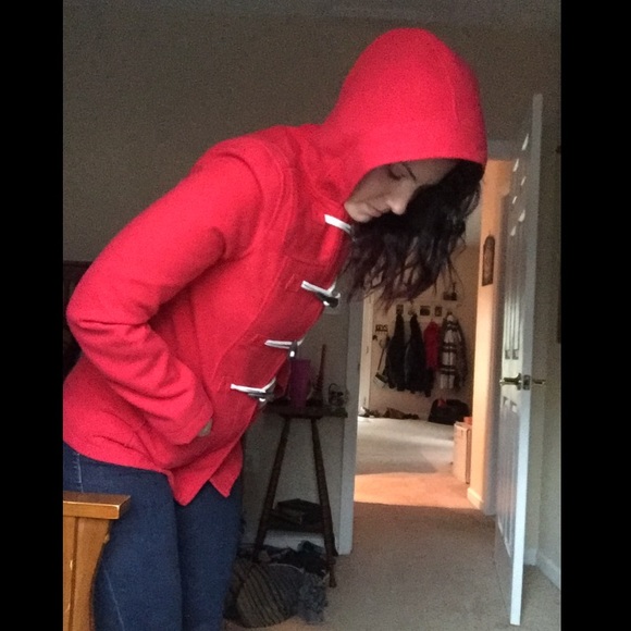 Red Hooded jacket - Picture 3 of 3