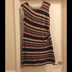 Loft size medium striped dress