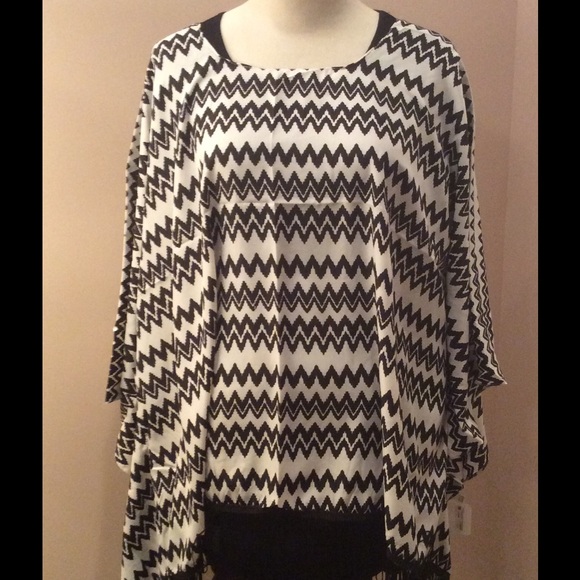 Chevron Poncho - Picture 2 of 5