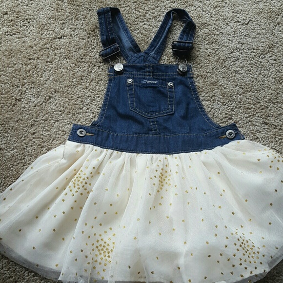 Toddler overall skirt