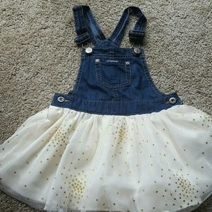 Toddler overall skirt