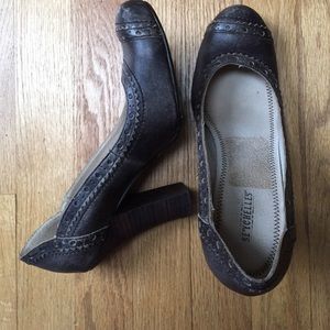 Brown Seychelles pumps