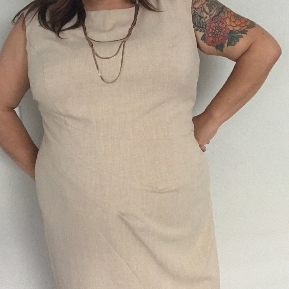 SOLD // Calvin Klein Plus Sized Shift Dress