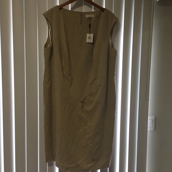 SOLD // Calvin Klein Plus Sized Shift Dress - Picture 3 of 6
