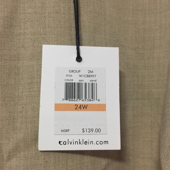 SOLD // Calvin Klein Plus Sized Shift Dress - Picture 4 of 6